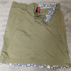 Jag Jeans Army Green Stretch Skirt, Size 14, Mahalo Vibes.